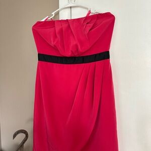 Elegant pink Strapless Dress